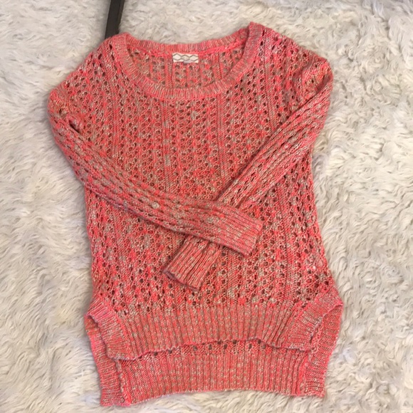 Peach small knitted sweater - Picture 1 of 4